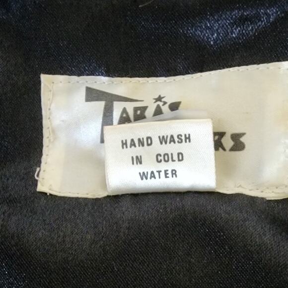 Vintage 90's Tara Stars Black and Silver Sequins Beaded Sleeveless Vest W Medium - Picture 7 of 7